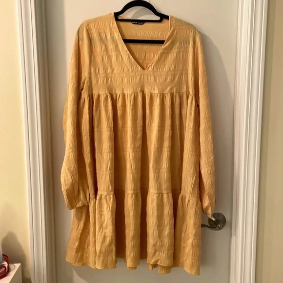 Shein Dresses | Flowy Yellow Dress | Color: Gold/Yellow | Size: 12 | Megancz1234's Closet Shein Dresses | Flowy Yellow Dress | Color: Gold/Yellow | Size: 12 | Megancz1234's Closet